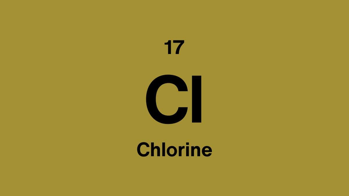 chlorine element