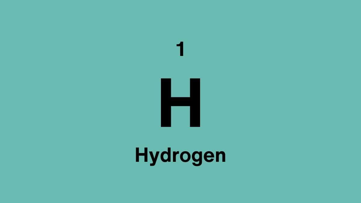 hydrogen element